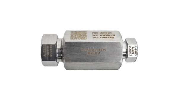 1/4" (9/16"UNF) - 3/8" (3/4"UNF) HP high pressure adapter 60KPSI